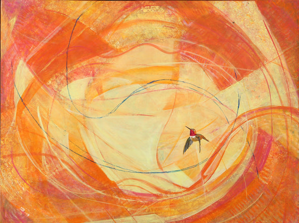 Curious, original  painting 36"x48"