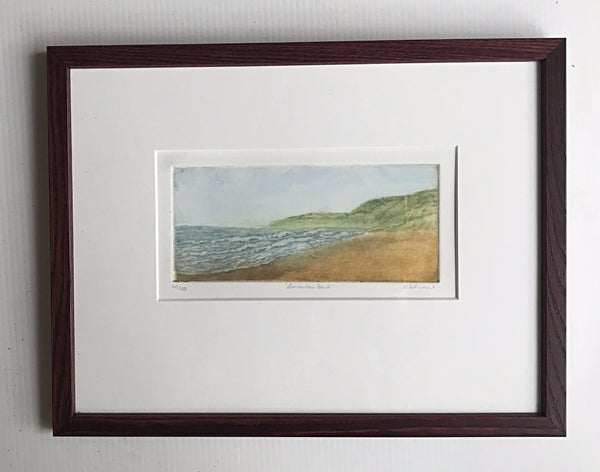 framed 12x16 Limantour Beach