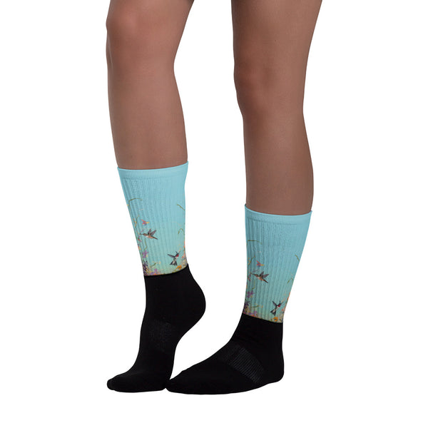 Together - Black foot socks