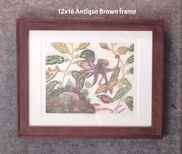 Hide and Seek Earth colored ( one plate etching)