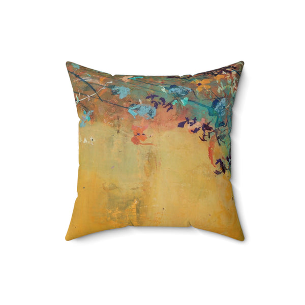 Faux Suede Square Pillow