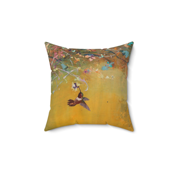 Faux Suede Square Pillow