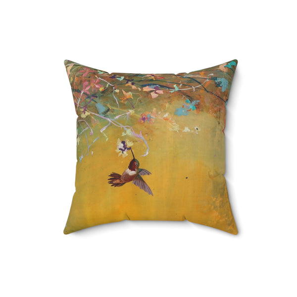 Faux Suede Square Pillow