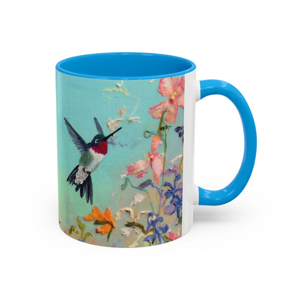 Mug - Summer Day Hummingbird Colorful Design