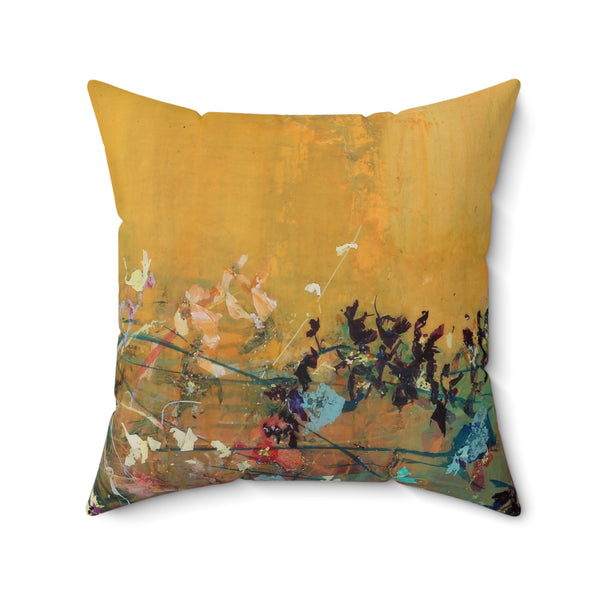 Faux Suede Square Pillow