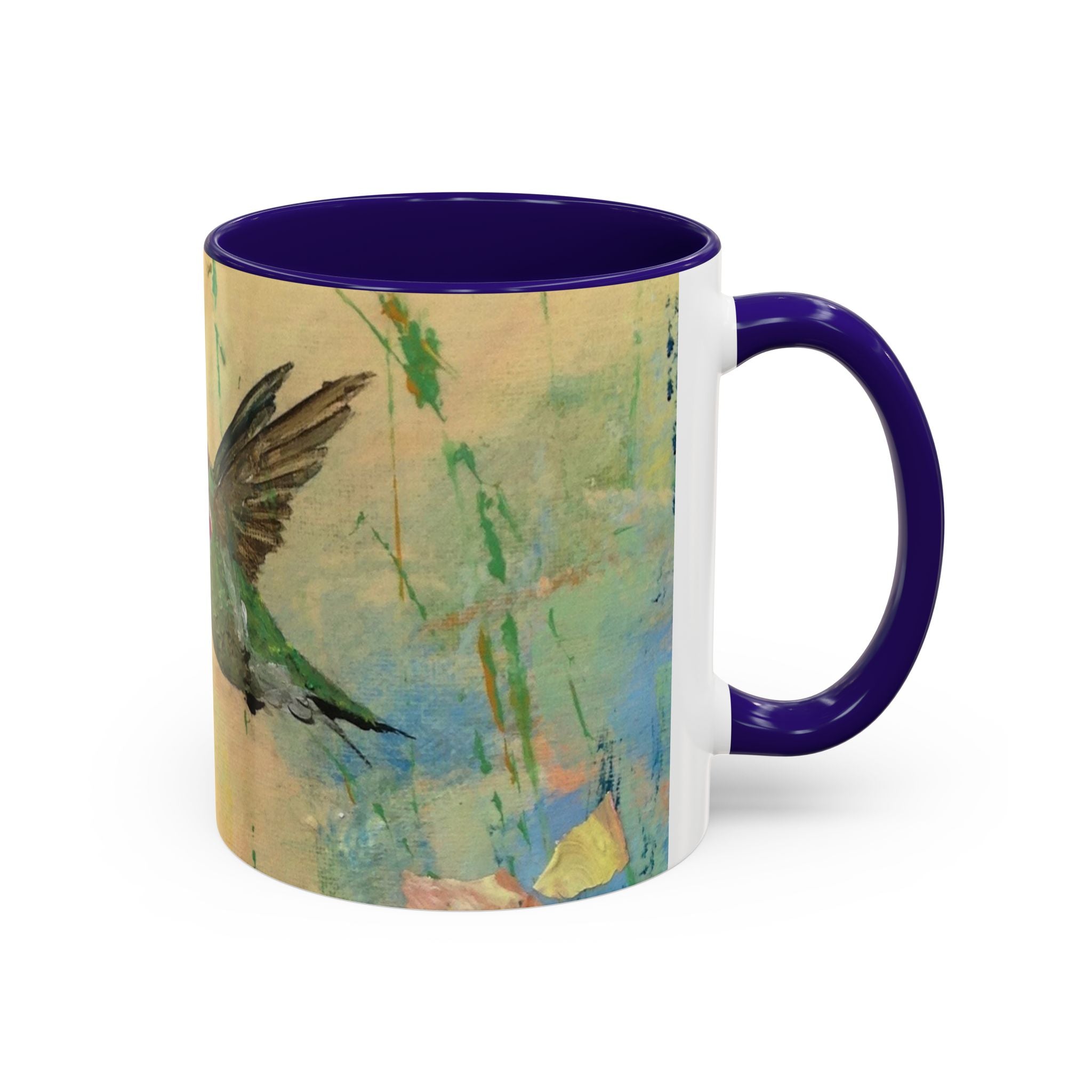 Mug - Early Morning Hummingbird Floral Design