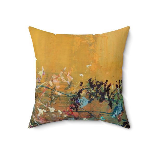 Faux Suede Square Pillow