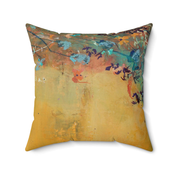 Faux Suede Square Pillow