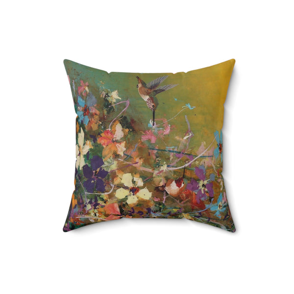 Faux Suede Square Pillow
