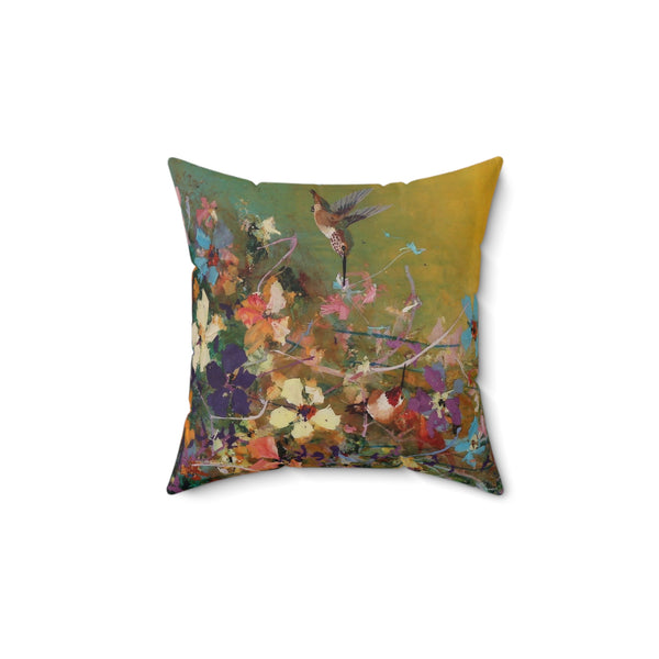 Faux Suede Square Pillow
