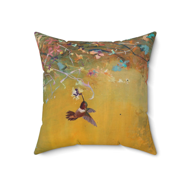 Faux Suede Square Pillow