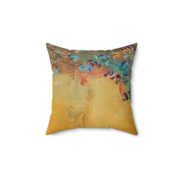 Faux Suede Square Pillow
