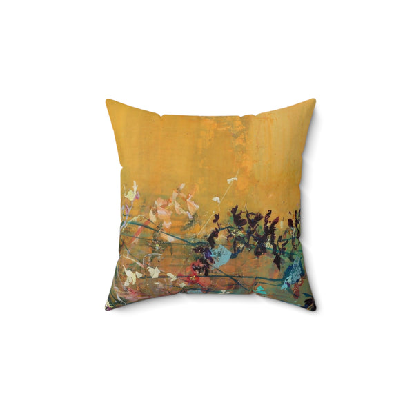 Faux Suede Square Pillow