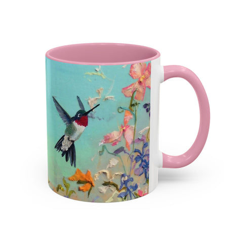 Mug - Summer Day Hummingbird Colorful Design