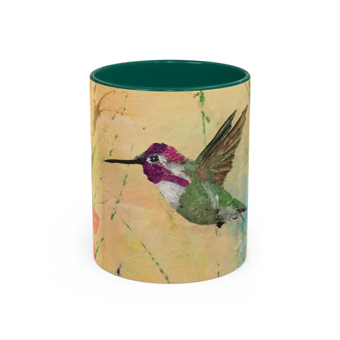 Mug - Early Morning Hummingbird Floral Design
