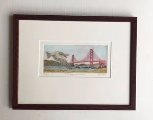 framed 12x16 : The Elegant Tern Visits San Francisco