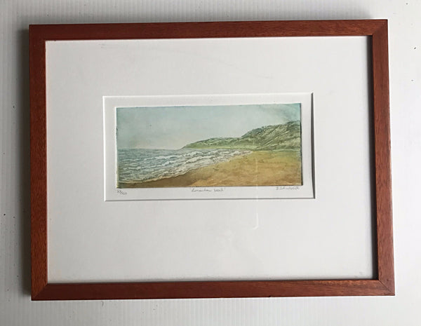 framed 12x16 Limantour Beach