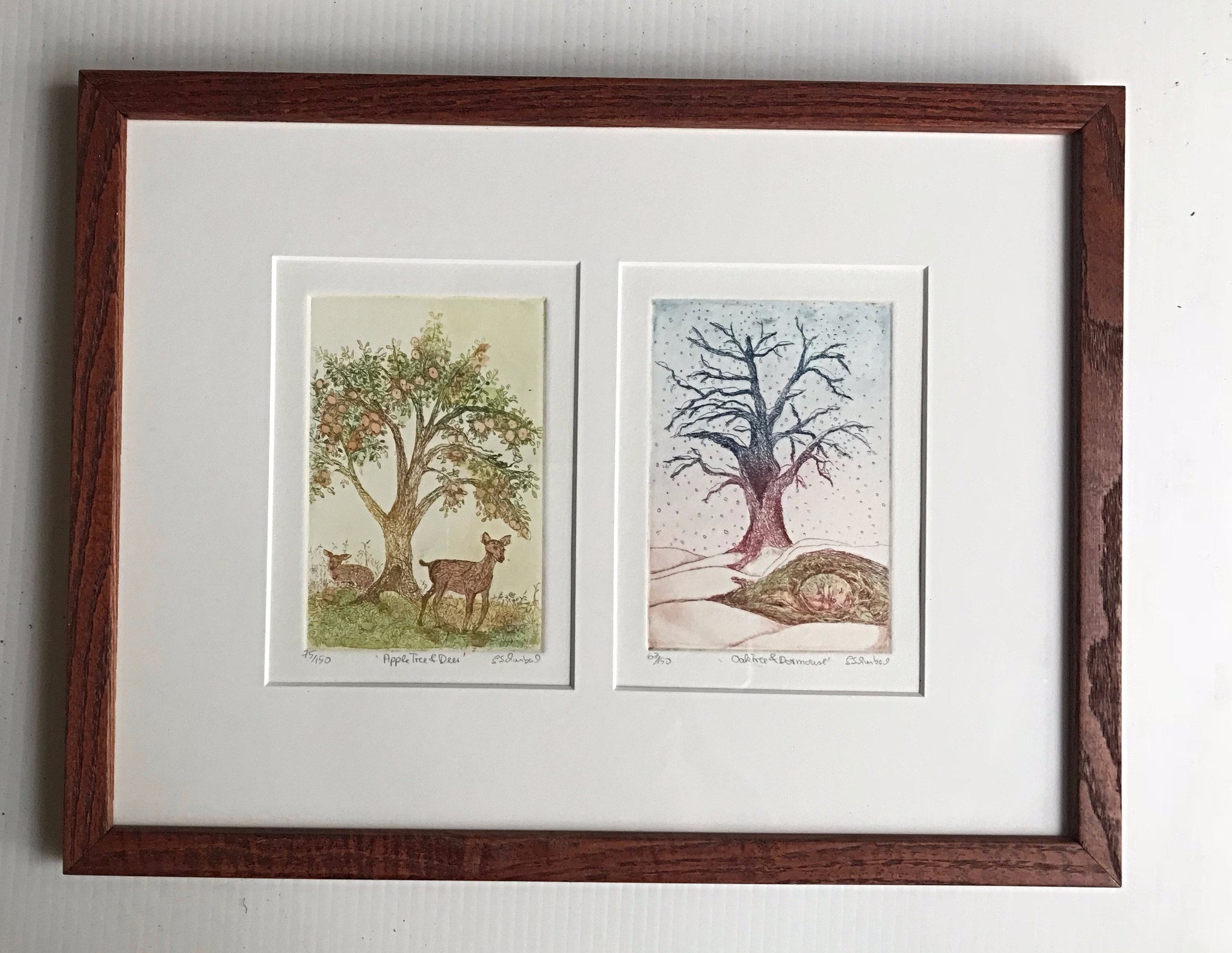 12x16  framed  Trees