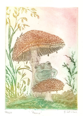 Frog Prince on the Mushroom