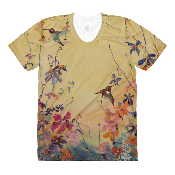 Golden Moment Together - Sublimation women’s crew neck t-shirt